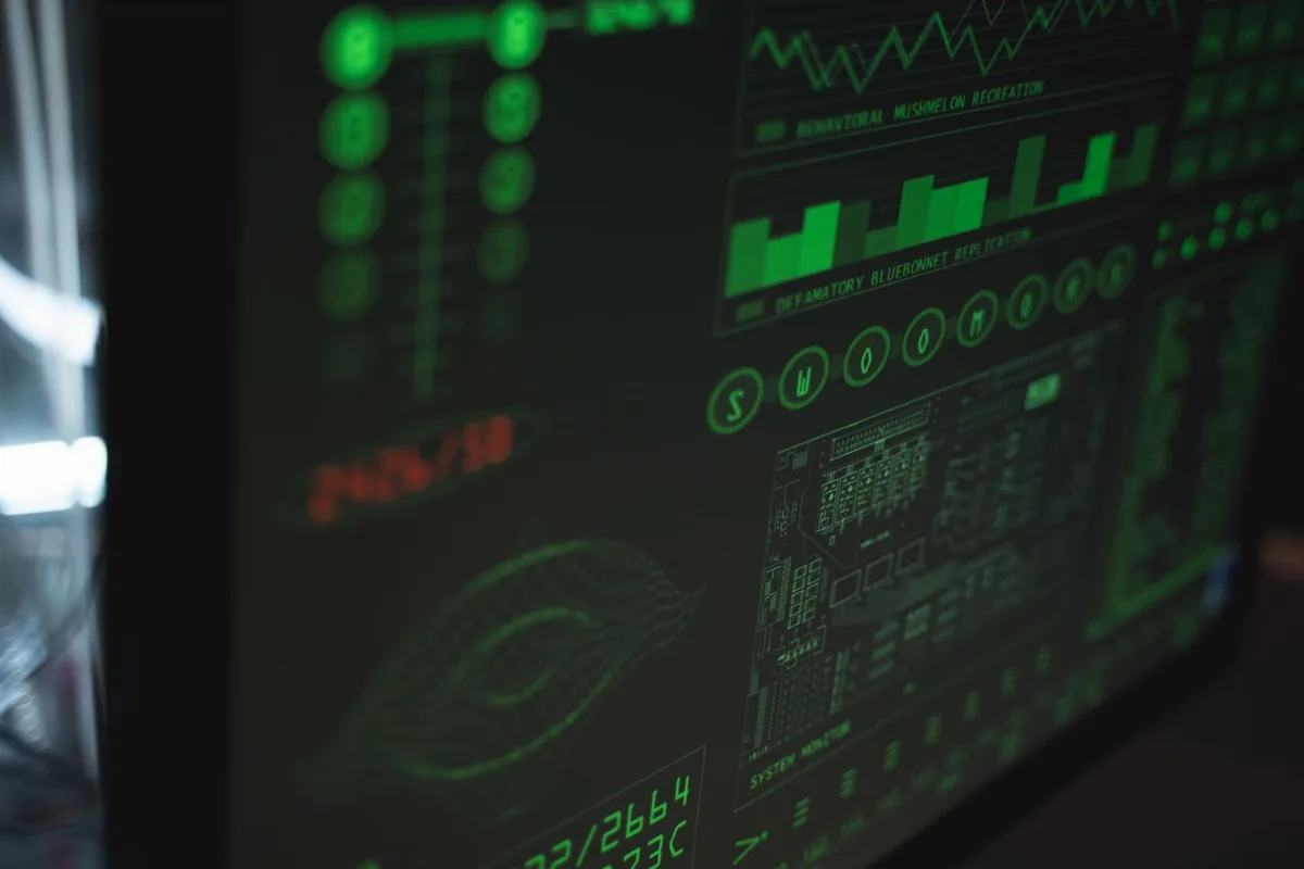 Tableau de bord ERP sur écran professionnel dans un bureau de PME